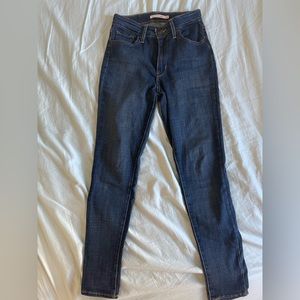 Levi’s 721 high rise skinny jeans 26W 28L